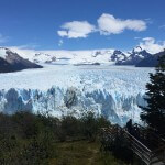 Patagonien - Blick von der Magellan Halbinsel auf den Perito Moreno Gletscher
