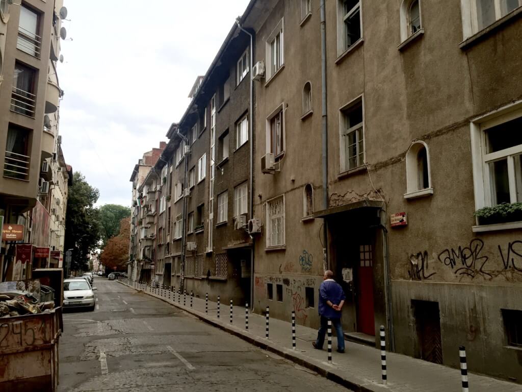 Reisetipp Sofia: Seitenstraße im Zentrum