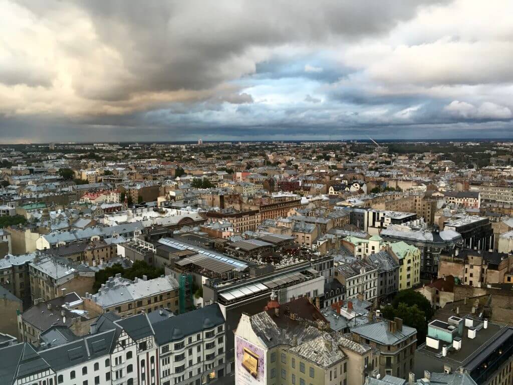 Reisetipps Riga: Blick von der Skylinebar