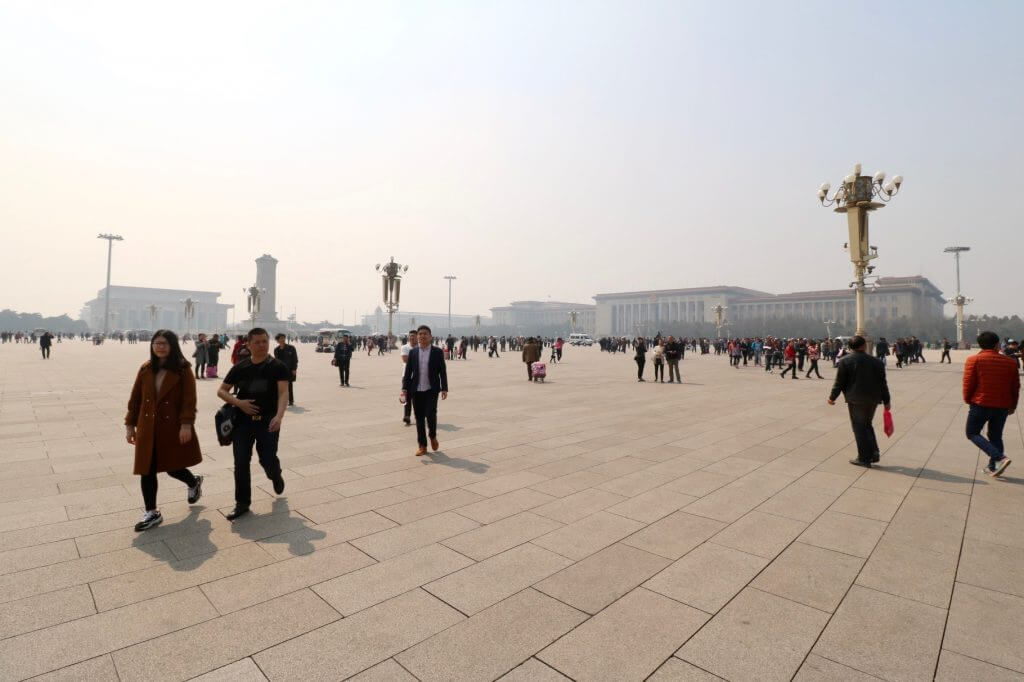 Impressionen von Peking: Tian'anmen-Platz in Peking