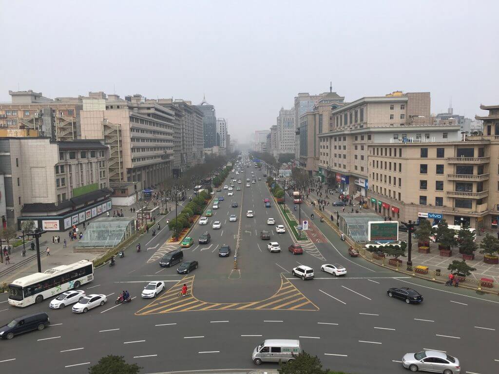 Reisetipp Xi'an: Blick vom Bell Tower