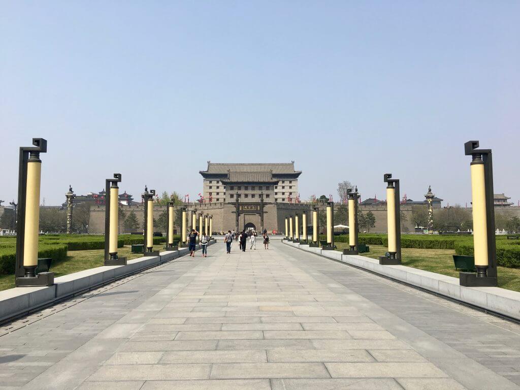 Reisetipp Xi'an: Blick auf die Stadtmauer von Süden