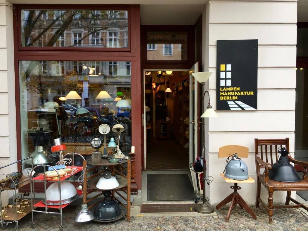 Sightseeing Tipps Prenzlauer Berg: Lampenladen in der Rykestraße