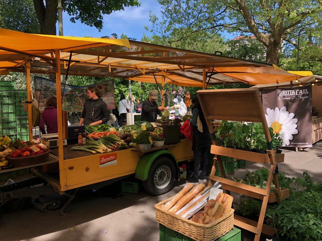 Sightseeing Tipps Prenzlauer Berg: Biomarkt am Kollwitzplatz